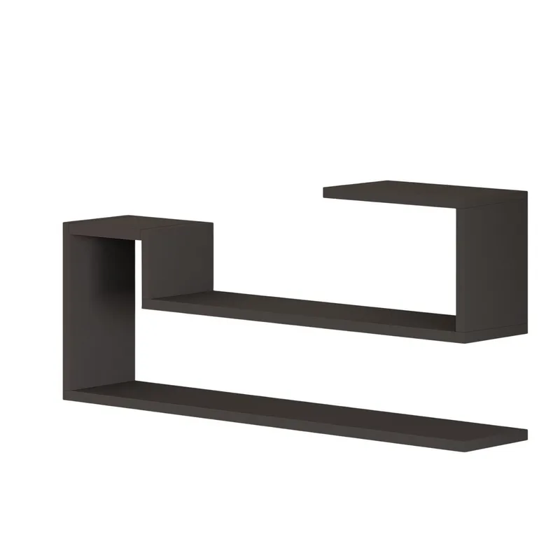 Melto Vägghylla 90x41,2x17 cm - Antracit - Products - Förvaring - Småförvaring - Väggförvaring