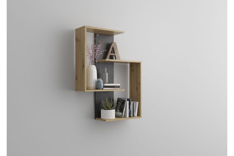 Prabhat Vägghylla 44 cm - Brun - Products - Förvaring - Småförvaring - Väggförvaring