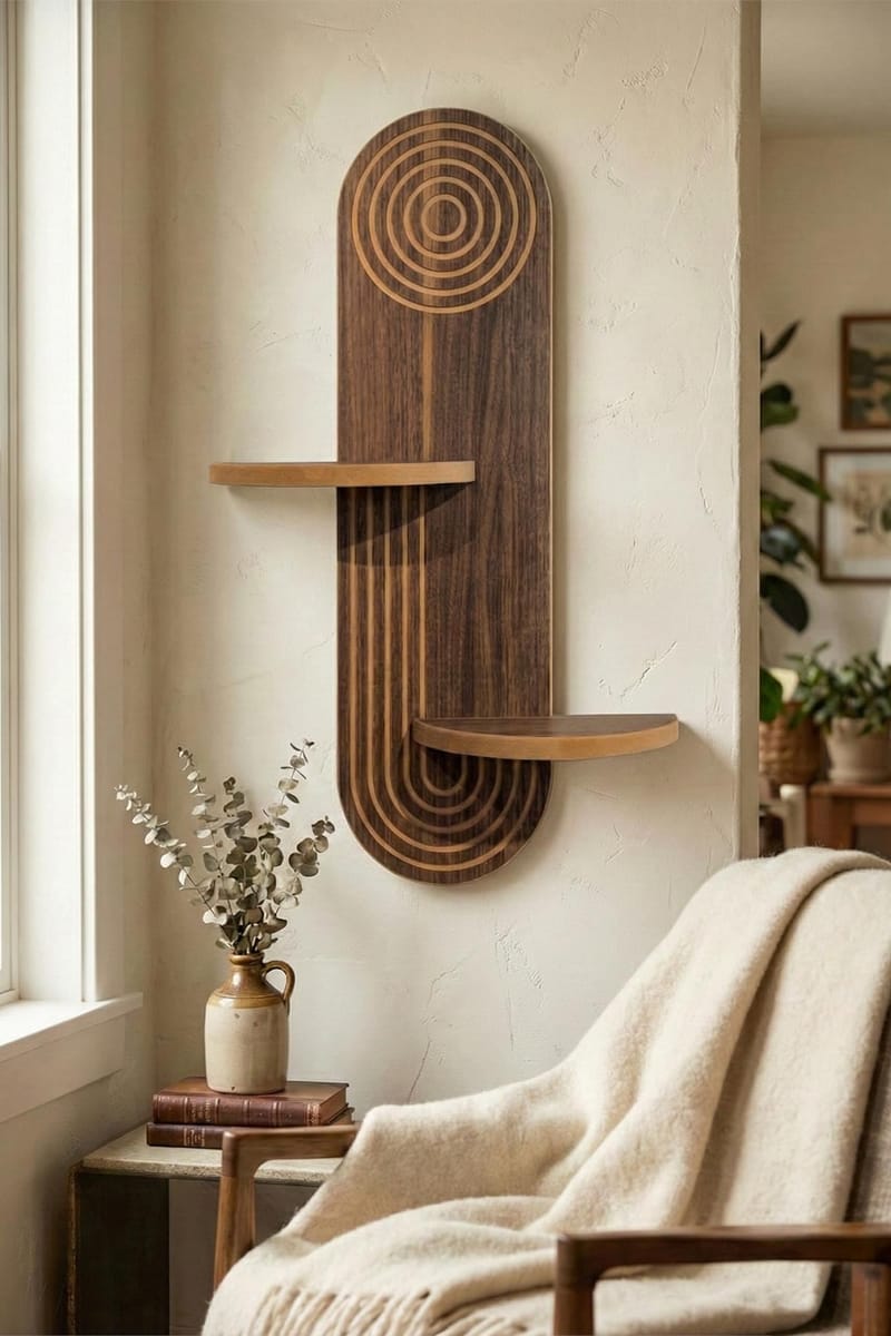 Virlin Vägghylla 26x35x13 cm - Wenge - Products - Förvaring - Småförvaring - Väggförvaring