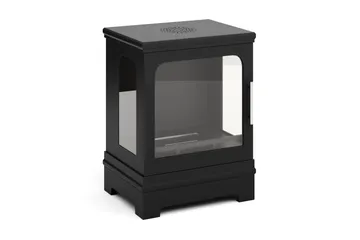 Corbo Liten Fristående Rektangulär Etanolkamin 59x35x45 cm i Stål och Glas - Svart - Products - Inredning - Kaminer - Kamin utan skorsten - Etanolkamin