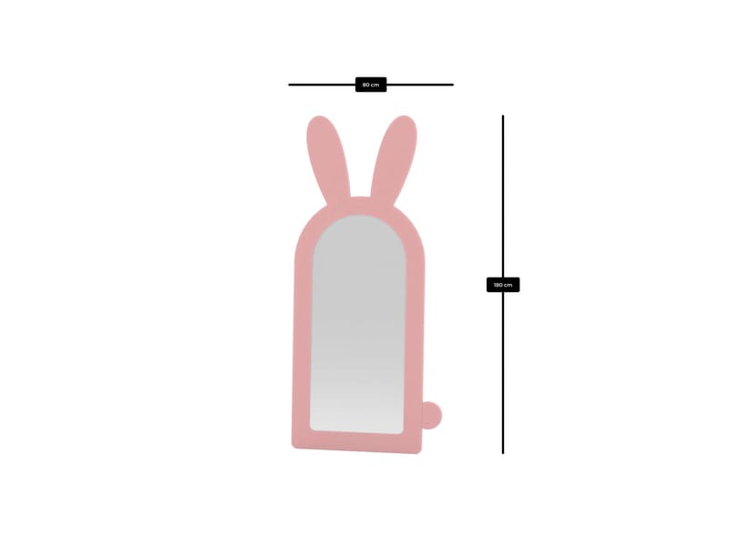 Devik Golvspegel 180 cm - Rosa - Products - Inredning - Spegel - Golvspegel