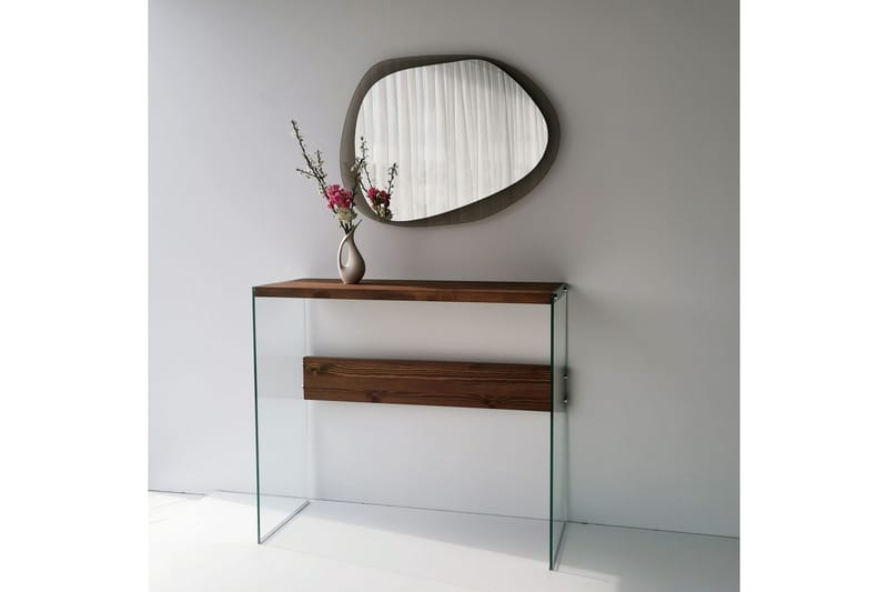 Lepinas Väggspegel 75x55 cm - Brons/Härdat Glas - Products - Inredning - Spegel - Hallspegel