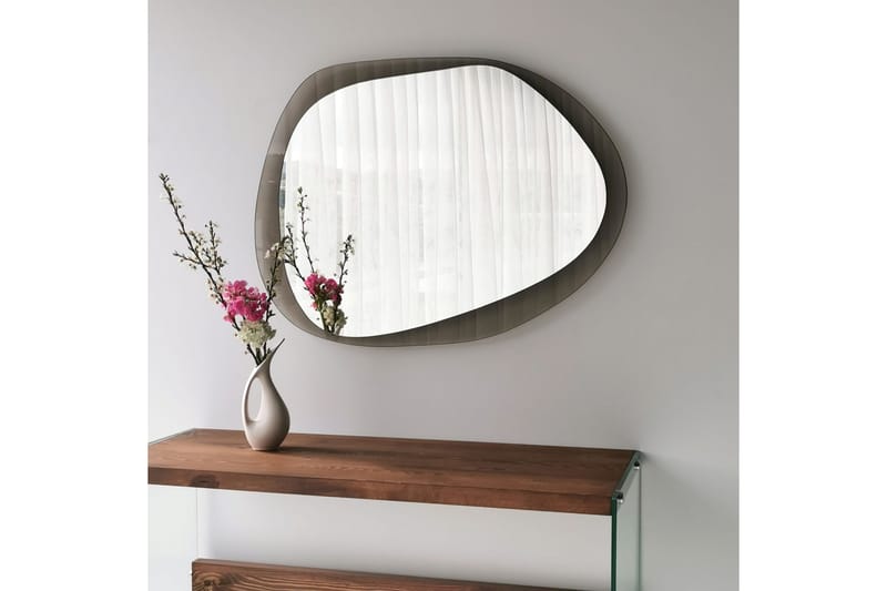 Lepinas Väggspegel 75x55 cm - Brons/Härdat Glas - Products - Inredning - Spegel - Hallspegel