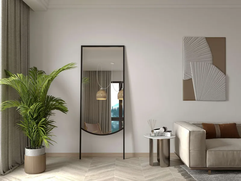 Linor Golvspegel 70x180 cm - Svart - Products - Inredning - Spegel - Golvspegel