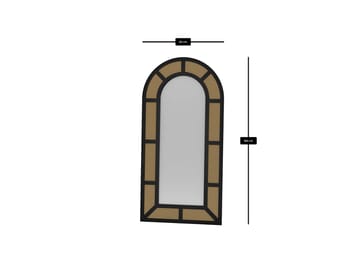 Norvi Golvspegel 90x180 cm - Svart - Products - Inredning - Spegel - Golvspegel