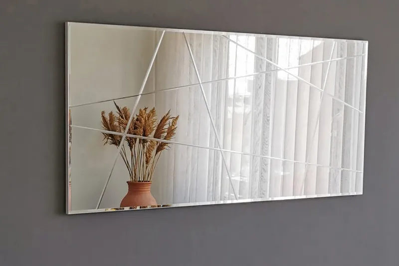 Västerort Spegel Liggande - Silver - Products - Inredning - Spegel - Hallspegel