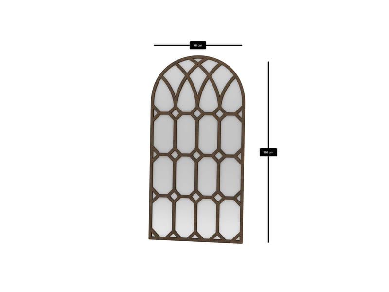 Vinor Golvspegel 180 cm - Brun - Products - Inredning - Spegel - Golvspegel