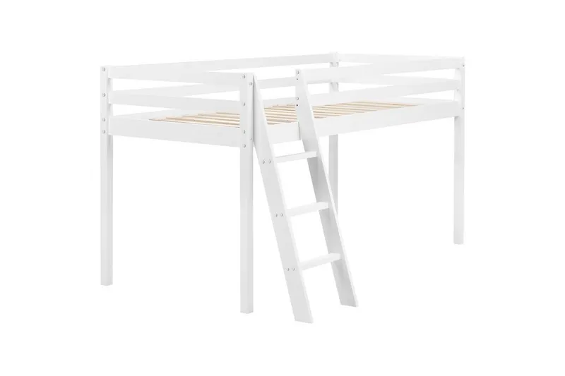 Låg våningssäng Ascoux, Vit