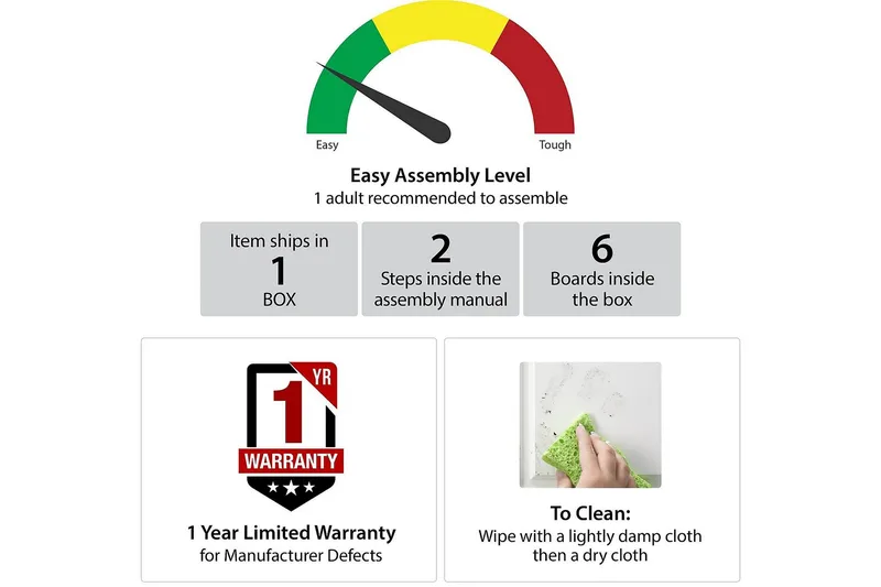 Athena Sidobord 55 cm Marmorlook/Svart - Novogratz - Products - Möbler - Bord & matgrupp - Avlastningsbord & sidobord - Brickbord & småbord
