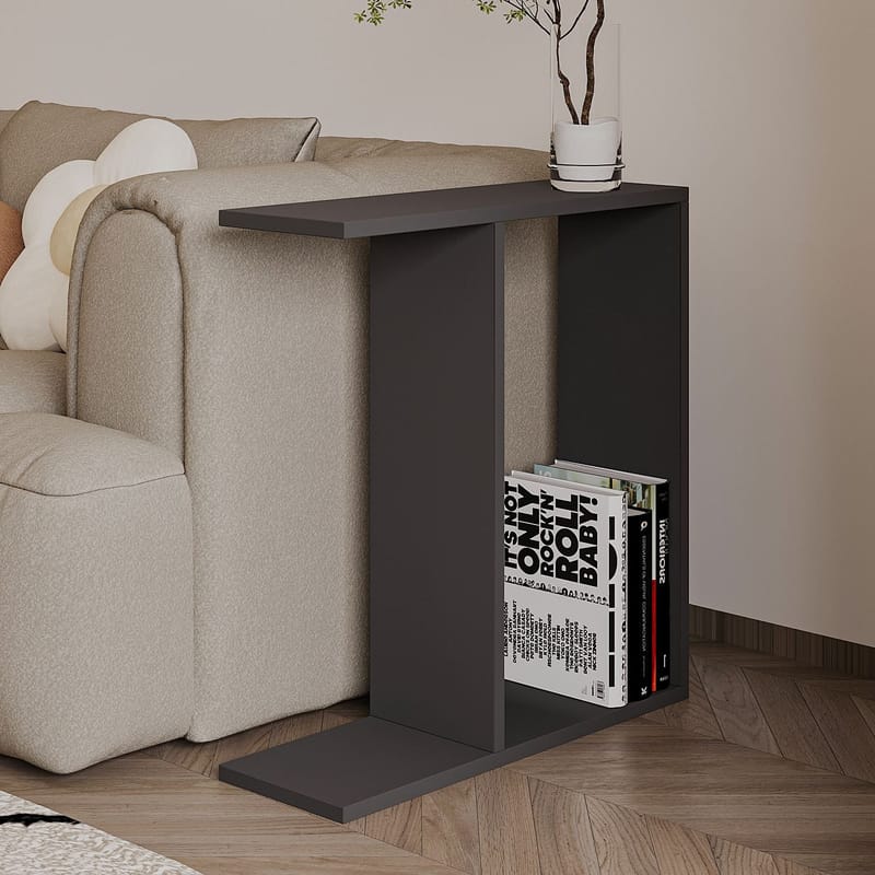 Bingdi Sidobord 60x60x60 cm - Antracit - Products - Möbler - Bord & matgrupp - Avlastningsbord & sidobord - Brickbord & småbord