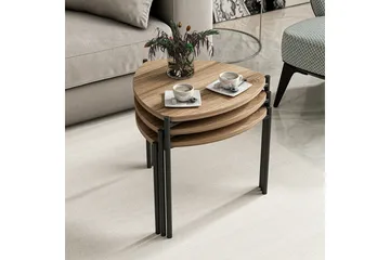 Lenny Satsbord - Valnöt - Products - Möbler - Bord & matgrupp - Avlastningsbord & sidobord - Satsbord