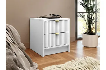 Novaj Sängbord 35 cm - Vit - Products - Möbler - Bord & matgrupp - Avlastningsbord & sidobord - Sängbord & nattduksbord