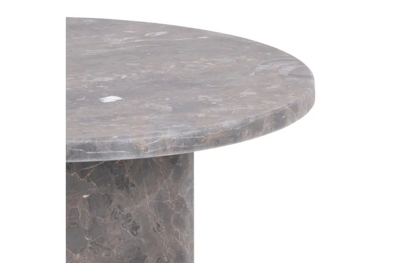 Prisa Runt Sidobord i Marmor Sten 50 cm - Grå / Brun - Products - Möbler - Bord & matgrupp - Avlastningsbord & sidobord - Brickbord & småbord