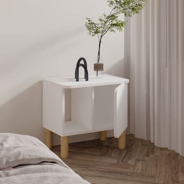 Relento Nattduksbord 50x48,6x30 cm - Vit - Products - Möbler - Bord & matgrupp - Avlastningsbord & sidobord - Sängbord & nattduksbord