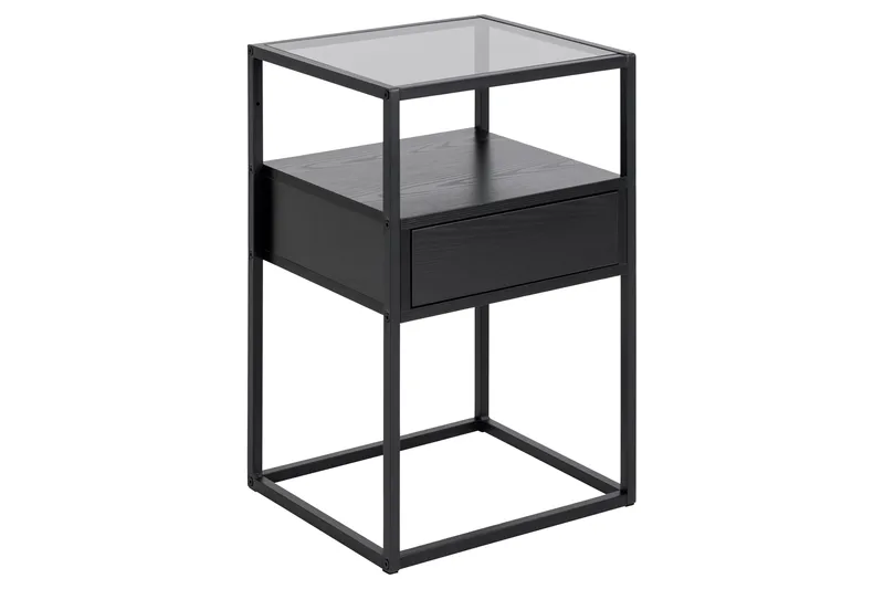 Sakila Sängbord 35 cm, Svart