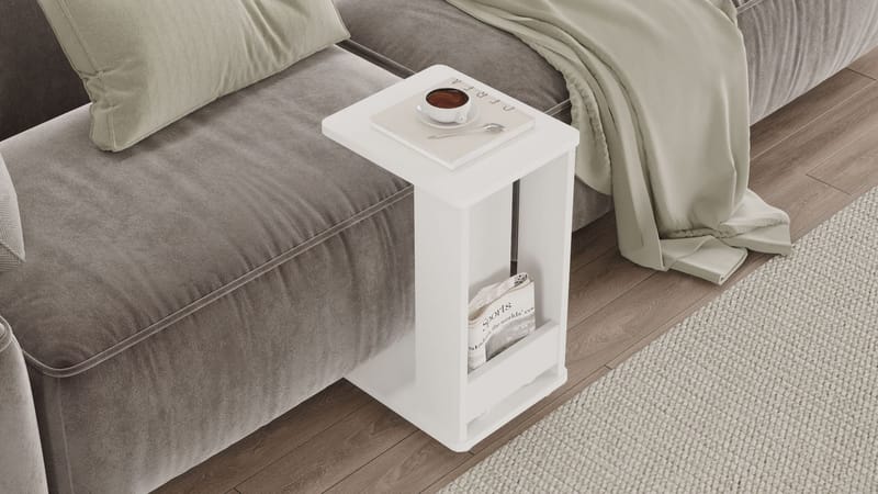 Solven Sidobord 32x42x55 cm - Vit - Products - Möbler - Bord & matgrupp - Avlastningsbord & sidobord - Brickbord & småbord