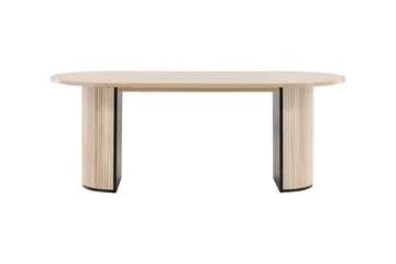 Bianca Matbord 200 cm Ovalt - Beige - Products - Möbler - Bord & matgrupp - Matbord & köksbord