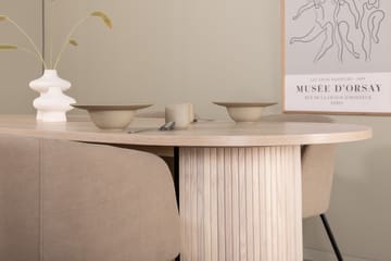 Bianca Matgrupp 200 cm Oval med 4 Berit stolar - Beige - Products - Möbler - Bord & matgrupp - Matgrupp