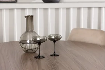 Durango Matgrupp 120 cm Rund med 4 Night Stolar - Valnöt - Products - Möbler - Bord & matgrupp - Matgrupp