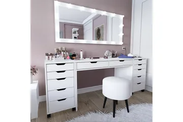 Durusu Sminkbord 200 cm - Mattvit - Products - Möbler - Bord & matgrupp - Sminkbord & toalettbord