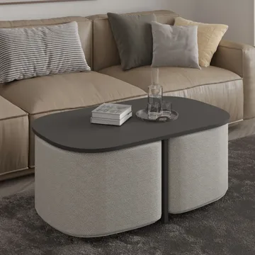 Hu Soffbordsset 90x42,9x45 cm