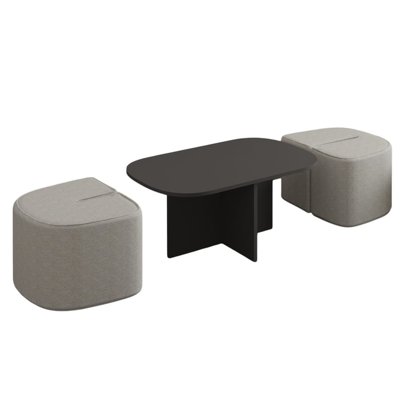 Hu Soffbordsset 90x42,9x45 cm - Antracit - Products - Möbler - Bord & matgrupp - Soffbord