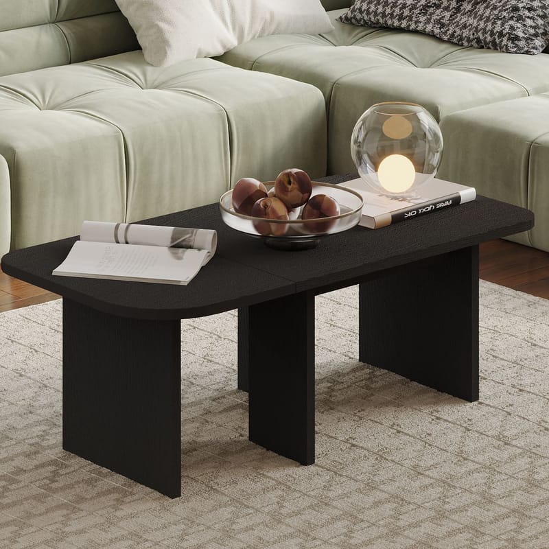 Iris Soffbordsset 90x35x45 cm - Svart - Products - Möbler - Bord & matgrupp - Soffbord