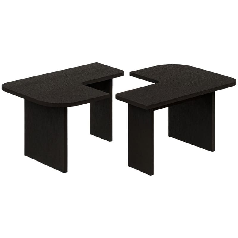 Iris Soffbordsset 90x35x45 cm, Svart