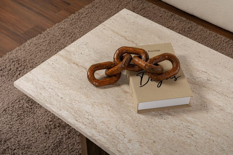 Isami Soffbord 119x40x60 cm - Travertin, Venezia-valnöt - Products - Möbler - Bord & matgrupp - Soffbord