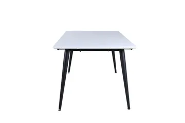 Jimmy Förlängningsbart Matbord 150 cm - Vit/Svart - Products - Möbler - Bord & matgrupp - Matbord & köksbord