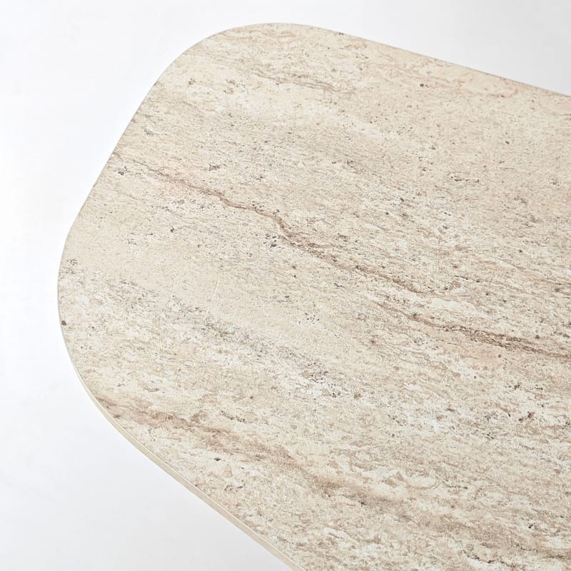 Berriaren Skrivbord 100x35x60 cm - Travertine Walnut - Products - Möbler - Bord & matgrupp - Kontorsbord - Datorbord