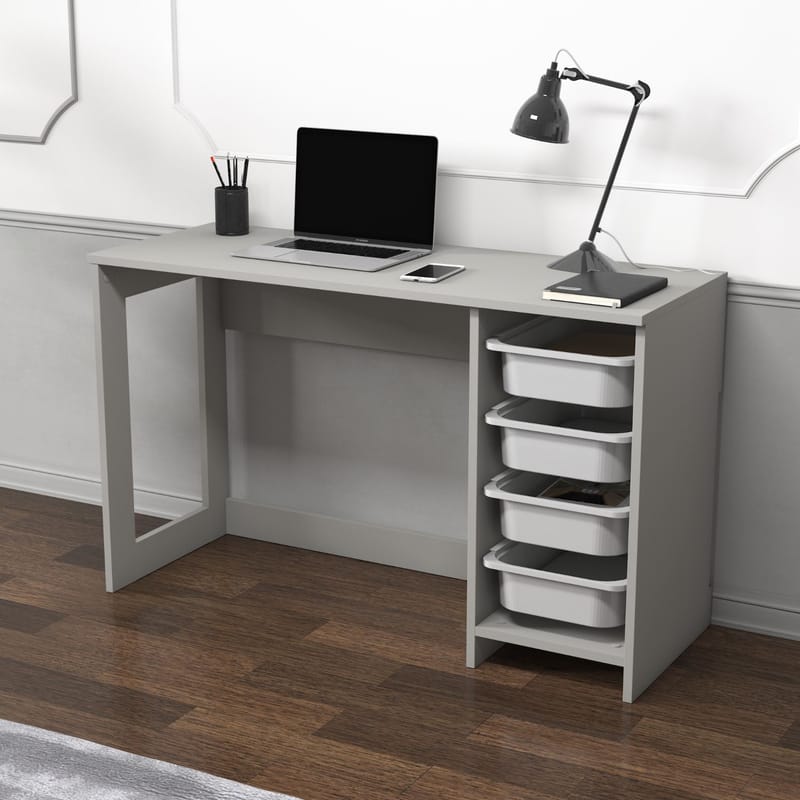 Branik Skrivbord 120x73x45 cm - Grå - Products - Möbler - Bord & matgrupp - Kontorsbord - Datorbord