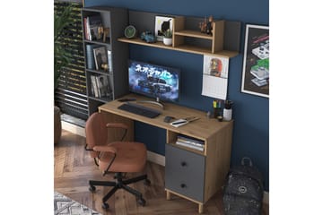 Eireann Skrivbord 50x120 cm - Valnöt/Antracit - Products - Möbler - Bord & matgrupp - Kontorsbord - Datorbord