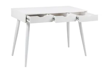 Gradina Skrivbord 110 cm med Förvaring 3 Lådor - Vit - Products - Möbler - Bord & matgrupp - Kontorsbord - Datorbord