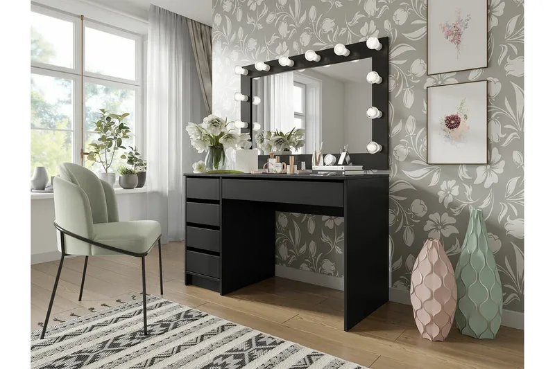 Kintore Skrivbord 120 cm Black - Products - Möbler - Bord & matgrupp - Kontorsbord - Datorbord