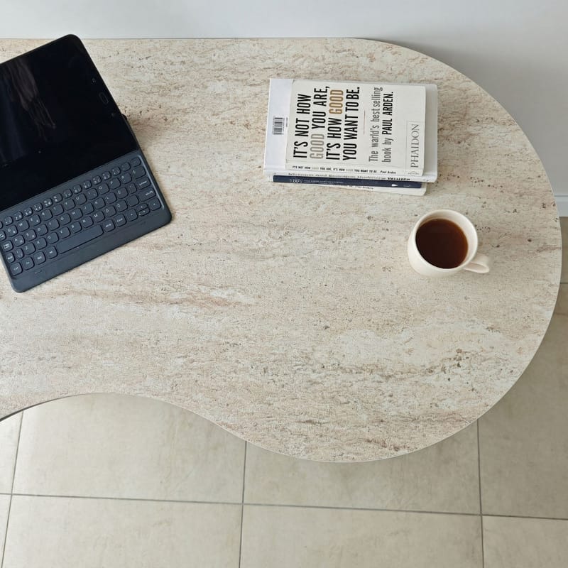 Soryn Skrivbord 120x75x60 cm - Travertine Walnut - Products - Möbler - Bord & matgrupp - Kontorsbord - Datorbord