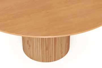 Kopparbo Runt Matbord 150 cm Fanér - Ek - Products - Möbler - Bord & matgrupp - Matbord & köksbord