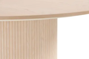 Kopparbo Runt Matbord 180 cm - Vitlaserat Ek / Ljus / Trä - Products - Möbler - Bord & matgrupp - Matbord & köksbord