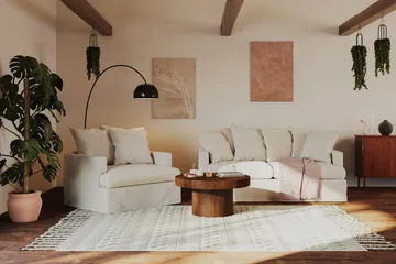 Kopparbo Runt Soffbord 90 cm - Valnöt / Trä / Mörkbrunt - Products - Möbler - Bord & matgrupp - Soffbord