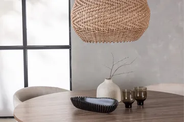 Lanzo Matgrupp 120 cm Rund med 4 Berit Stolar - Natur - Products - Möbler - Bord & matgrupp - Matgrupp