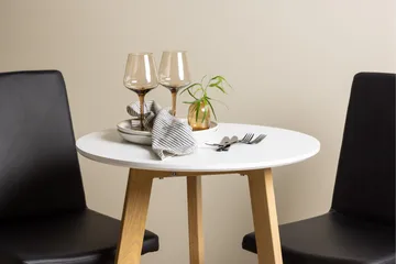 Leonora Matgrupp 65 cm Rund med 2 Today stolar - Svart - Products - Möbler - Bord & matgrupp - Matgrupp