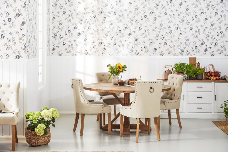 Lyon Vintage Runt Matbord 150 cm för 6 personer - Vintage / Alm / Trä - Products - Möbler - Bord & matgrupp - Matbord & köksbord