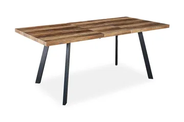 Marcelen Matbord Förlängningsbart med illäggsskiva +  6 st Nibe stol beige med ek ben - Brun/Beige - Products - Möbler - Bord & matgrupp - Matgrupp