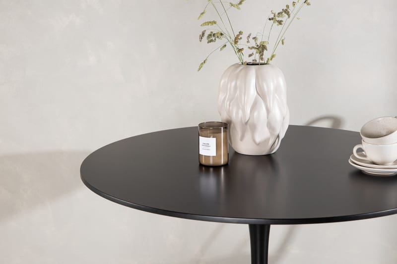 Matbord Venture Home Glade Matbord 100x74 cm Runt Black - Products - Möbler - Bord & matgrupp - Matbord & köksbord