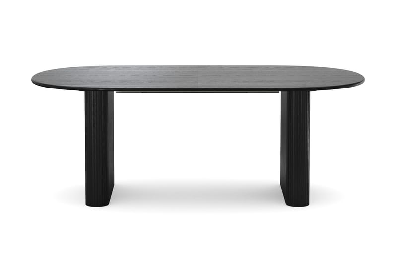 Noira Matgrupp förlängningsbart 220-320 cm Svart med 6 Elysia Matstolar - Products - Möbler - Bord & matgrupp - Matgrupp
