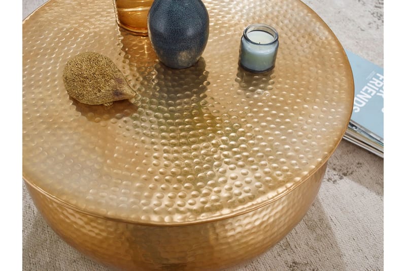 Osagie Soffbord 60 cm Runt - Guld - Products - Möbler - Bord & matgrupp - Soffbord
