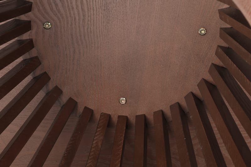 Peyra Soffbord Runt 86 cm Fanér - Valnöt - Products - Möbler - Bord & matgrupp - Soffbord