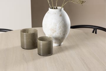 Plaza Matgrupp 100 cm Rund med 4 Alfons stolar - Whitewash/Svart - Products - Möbler - Bord & matgrupp - Matgrupp