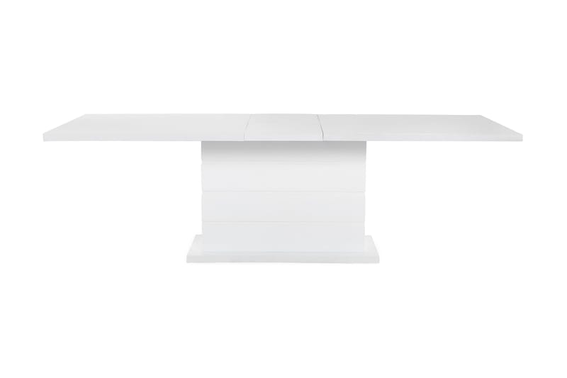 Ratliff Förlängningsbar Matgrupp 180 cm med 6 Cibus Stol - Vit/Grå/Krom - Products - Möbler - Bord & matgrupp - Matgrupp
