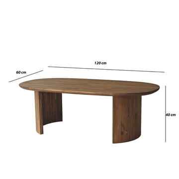 Renvik Soffbord 120x40x60 cm - Valnöt - Products - Möbler - Bord & matgrupp - Soffbord